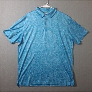 Maelreg Golf Polo Men Stretch Performance AOP Marine Life Whales Seahorse Turtle